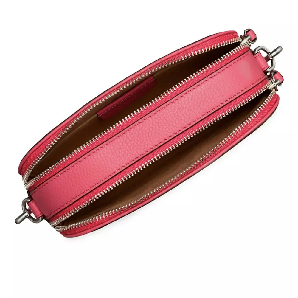 TORY BURCH MILLER MINI LEATHER CROSSBODY DOUBLE T APPLIQUE + DUST BAG NWT ❤️ - Picture 10 of 11